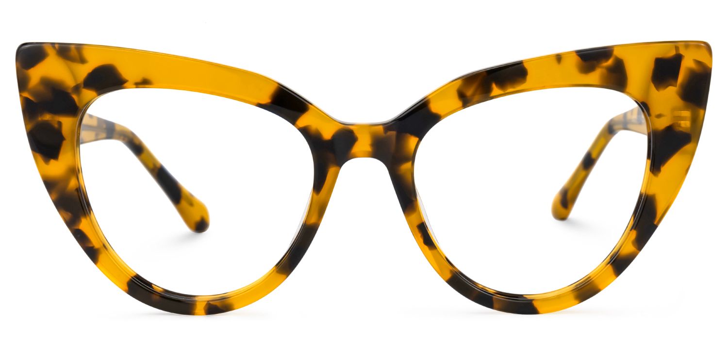 Shawana - Cat Eye Tortoise Eyeglasses | Vooglam Angle View
