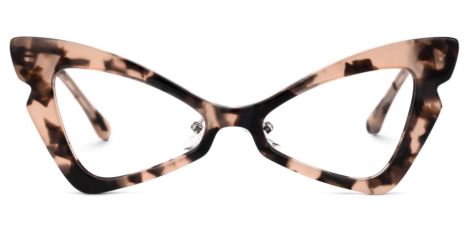 Immy - Geometric Tortoise Eyeglasses product detail 2