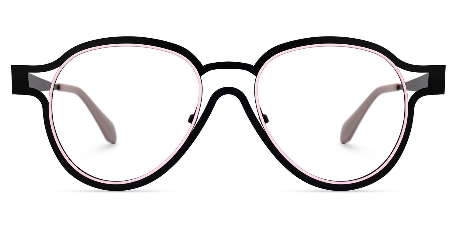 Pelham - Aviator Black Eyeglasses | Vooglam Angle View