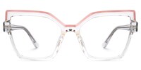 Bindi - Cat Eye Pink/Crystal Eyeglasses - 1