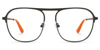 Abdalah - Aviator Dark/Brown Eyeglasses | Vooglam Angle View