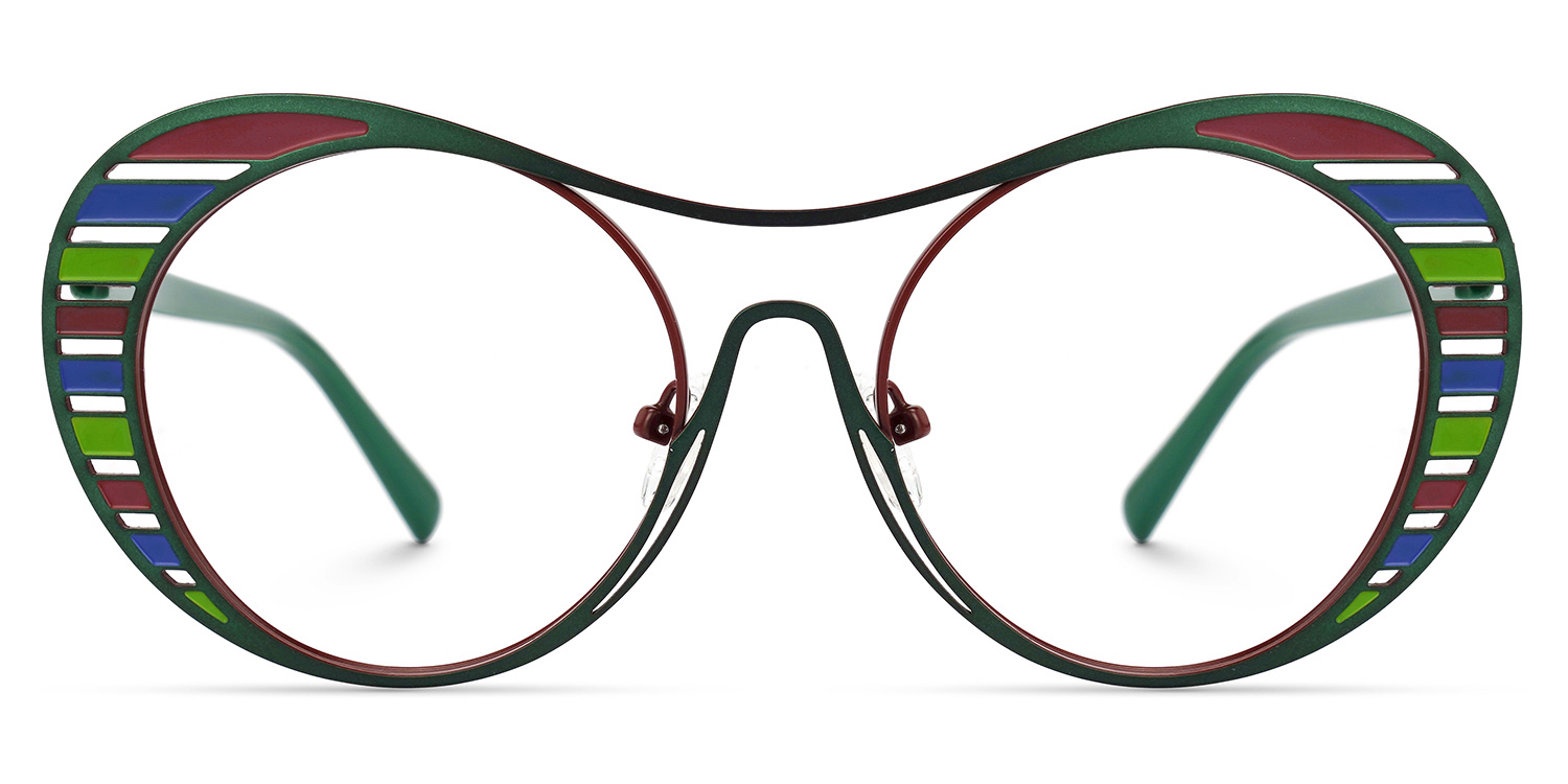 

Abital - Aviator Green Eyeglasses