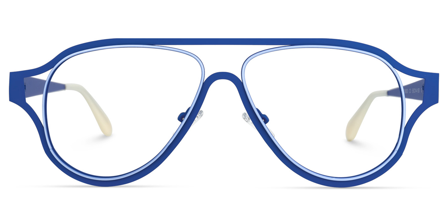 

Abrienda - Aviator Blue Eyeglasses