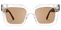 Marilu - Rectangle Crystal Sunglasses - 1