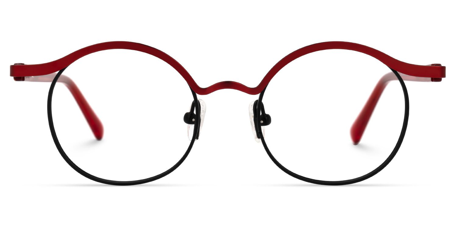 Aceline - Browline Red Eyeglasses product detail 2