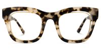 Adeben - Rectangle Tortoise Eyeglasses | Vooglam Angle View