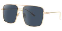 Aviator Gold Sunglasses | Vooglam.com Front View