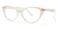 Zeinab Cat Eye Glitter Colorful Eyeglasses - 2