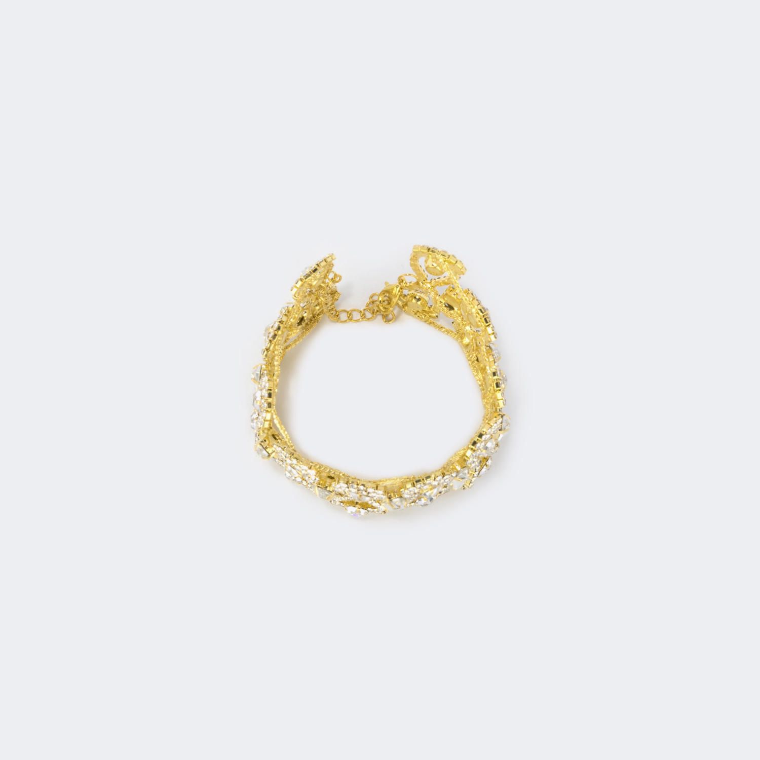 Exquisite Marquise Diamond Bracelet | Vooglam.com Angle View