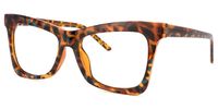 Butterfly Leopard/Print Eyeglasses | Vooglam.com Front View
