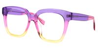 Square Colorful Eyeglasses | Vooglam.com Front View