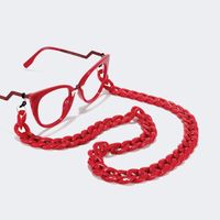 Twist Link Red Glasses Chains | Vooglam.com Angle View