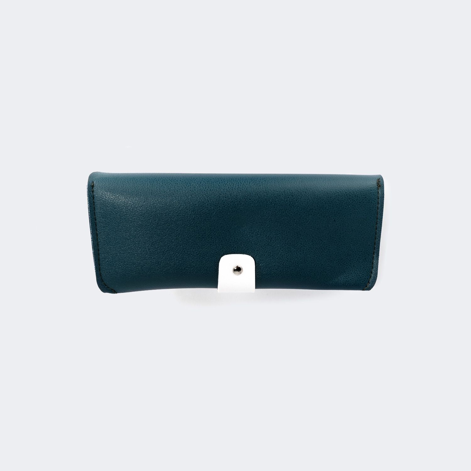 Portable Peacock/Blue Glasses Pocket | Vooglam.com Side View