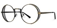 Rojas - Round Green Eyeglasses | Vooglam Front View