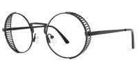 Rojas - Round Black Eyeglasses | Vooglam Front View
