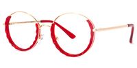 Juliette Round Red Eyeglasses - 2