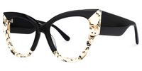 Tovar - Square Black Eyeglasses | Vooglam Front View