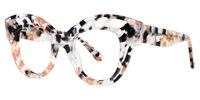 Wimberly - Cat Eye Pattern Eyeglasses | Vooglam Front View