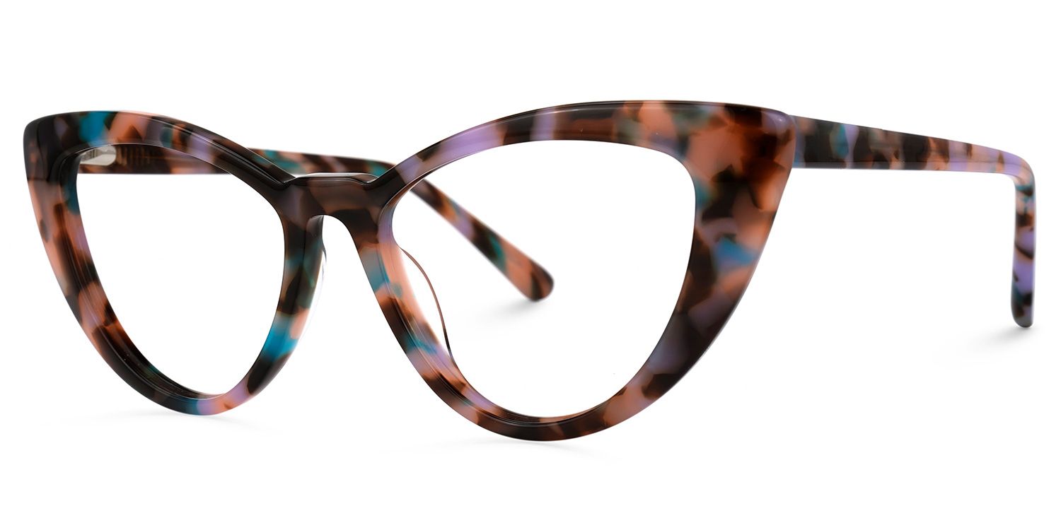 Jimenez - Cat Eye Floral Eyeglasses | Vooglam Front View