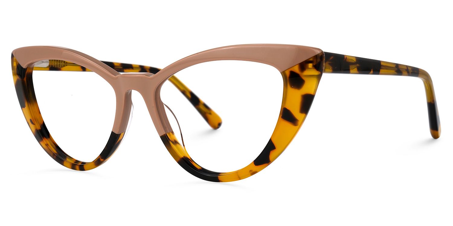 Jimenez - Cat Eye Tortoise Eyeglasses | Vooglam Front View
