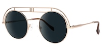 Sadiq - Aviator Gold Sunglasses - 2
