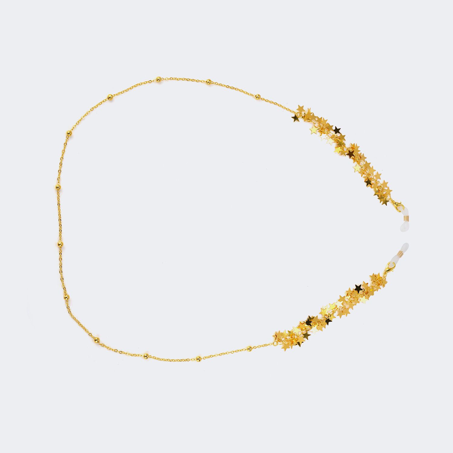 Fashionable Gold Glasses Chains | Vooglam.com Front View