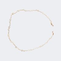 Lightweight Gold Glasses Chains | Vooglam.com Front View