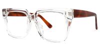 Zamora - Square Crystal Eyeglasses | Vooglam Front View