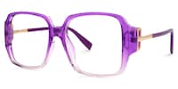 Bransby - Square Purple Eyeglasses - 2