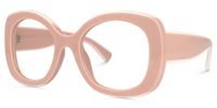 Athina - Round Pink Eyeglasses