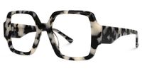Mabelane - Square Tortoise Eyeglasses | Vooglam Front View