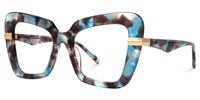 Nadda - Square Blue/Tortoise Eyeglasses