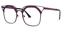 Whitfield - Square Purple Eyeglasses - 2