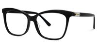 Alfven - Bold Black Glasses Butterfly Shaped | Vooglam Front View
