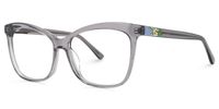 Alfven - Butterfly Grey Eyeglasses | Vooglam.com Front View