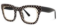 Adeben - Rectangle Pattern Eyeglasses | Vooglam Front View