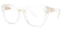 Xaviera - Cat Eye Crystal Eyeglasses - 2