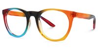 Lagares - Round Colorful Eyeglasses | Vooglam Front View