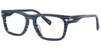 Rectangle  Dark/Blue Glasses Side View