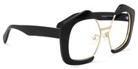 Brandy - Geometric Black Eyeglasses - 5