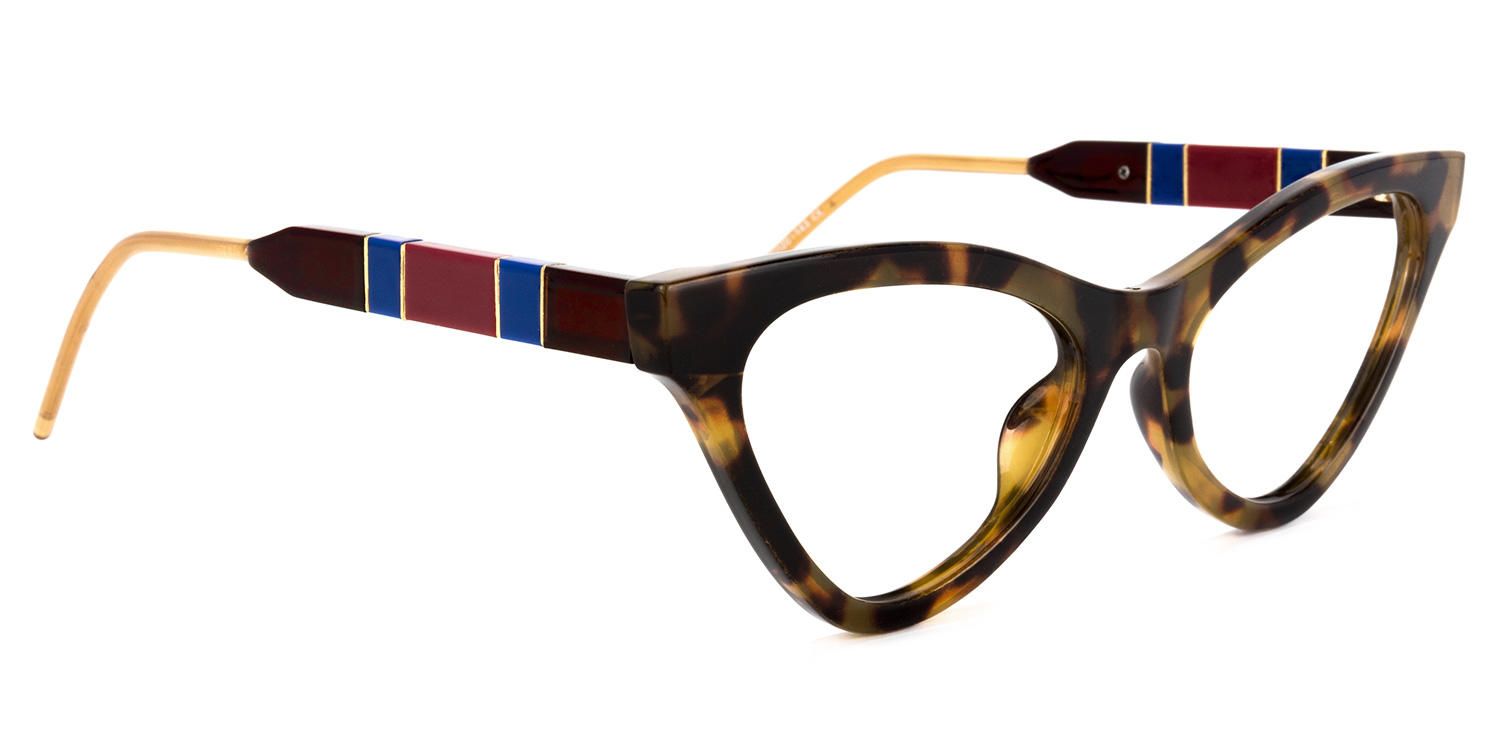 Cat Eye Tortoise Eyeglasses | Vooglam.com 5