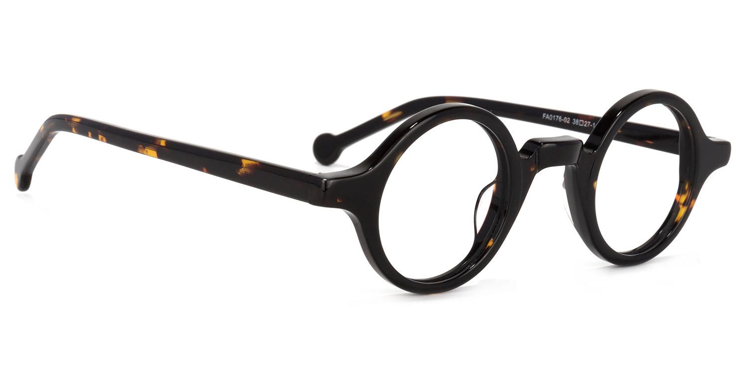 Arale Round Tortoise Eyeglasses ▏Vooglam Optical Eyeglasses 5