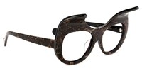 Fleta - Cat Eye Snake/Skin Eyeglasses - 5