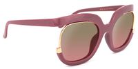 Round Mauve Sunglasses | Vooglam.com 