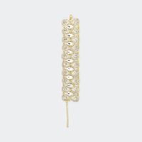 Exquisite Marquise Diamond Bracelet | Vooglam.com Side View