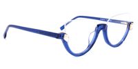 Sylvia - Cat Eye Blue Eyeglasses | Vooglam 