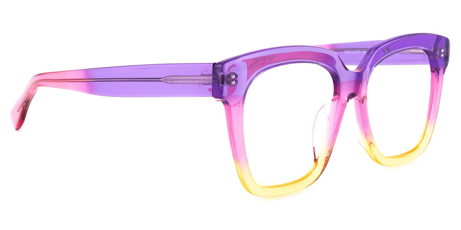Square Colorful Eyeglasses | Vooglam.com 5