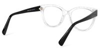 Round Crystal Eyeglasses | Vooglam.com Side View