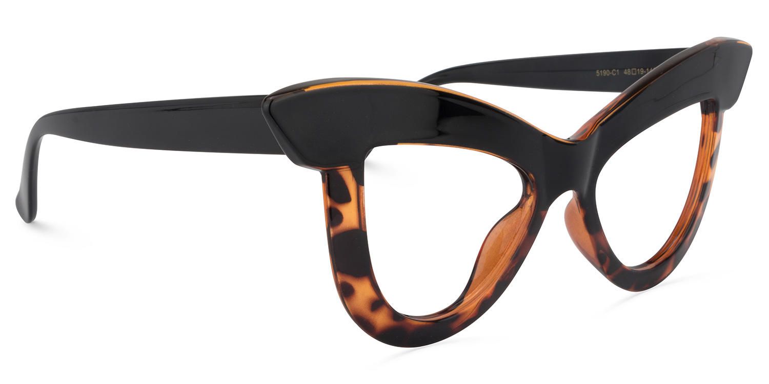 Cat Eye Tortoise Eyeglasses | Vooglam.com 5