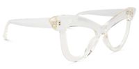 Cat Eye Crystal Eyeglasses | Vooglam.com 